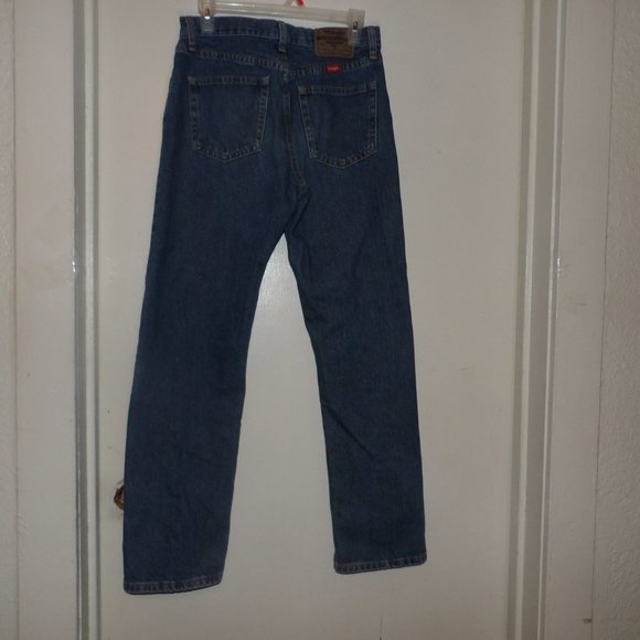 Men's Wrangler Straight Leg Jeans Sz 30/30 - Picture 4 of 8